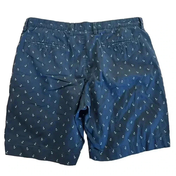 Men’s Preppy J. Crew Gramercy Nautical Anchor Shorts Size 34 - Picture 2 of 4